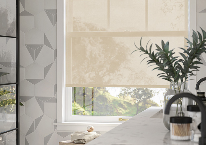 Pompeii Voile, Parchment - Twist&Fit Roller Blind - Image 5